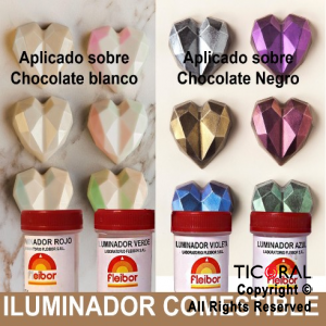 F.ILUMINADOR COMESTIBLE POLVO ORO 3GR x 1